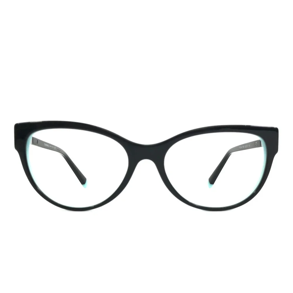 Tiffany & Co. Eyeglasses Frame TF2196 8055 Black on Blue Silver 52-16-140